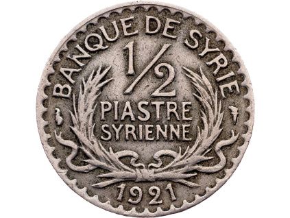 1/2 Piastre 1921-E-12628-1