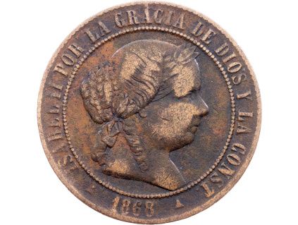 5 Centimos de Escudo 1868-E-12611-1