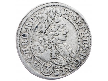 3 Krejcar 1708-E-1568-1