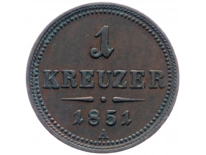 1 Krejcar 1851-E-1892-1