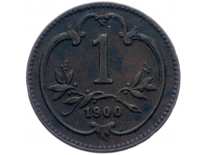 1 Haléř 1900-E-2030-1