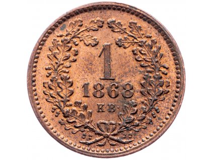 1 Krejcar 1868-E-3204-1