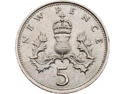 5 New Pence 1969-E-5391-1