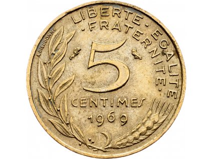 5 Centimes 1969-E-5402-1