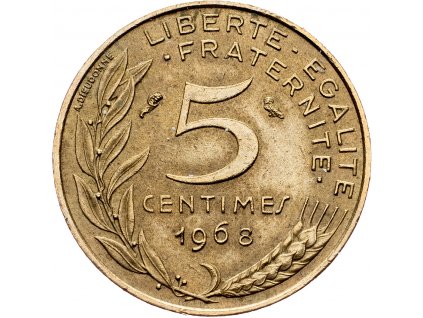 5 Centimes 1968-E-5403-1
