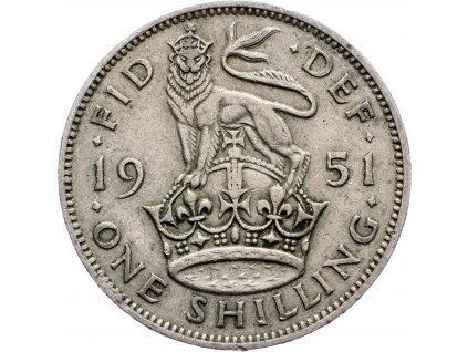 One Shilling 1951-E-5521-1