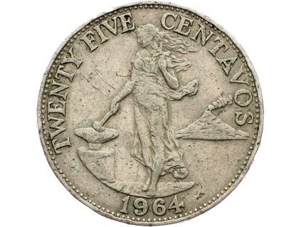 25 Centavos 1964-E-5911-1