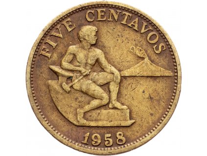 5 Centavos 1958-E-5966-1