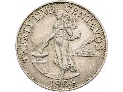 25 Centavos 1964-E-6015-1