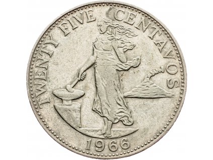 25 Centavos 1966-E-6016-1