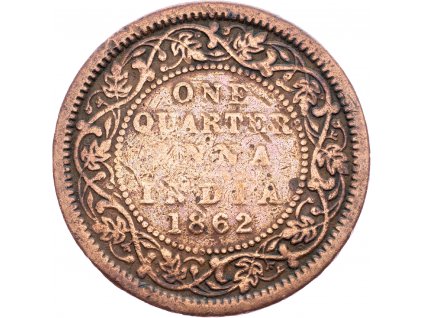 1/4 Anna 1862-E-6284-1