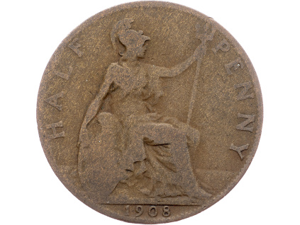 1/2 Penny 1908-E-6563-1