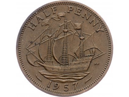 1/2 Penny 1957-E-6573-1