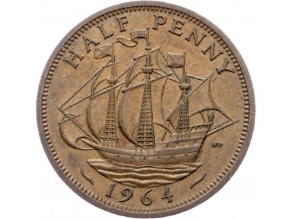 1/2 Penny 1964-E-6577-1