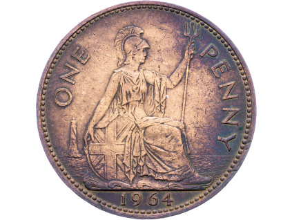1 Penny 1964-E-6598-1