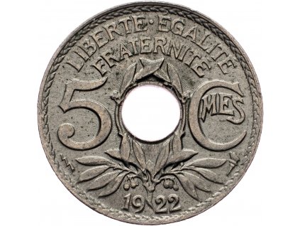 5 Centimes 1922-E-6627-1