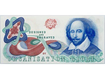 Fantasy bankovka, William Shakespeare-B-18-1