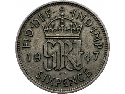 6 Pence 1947-E-6864-1