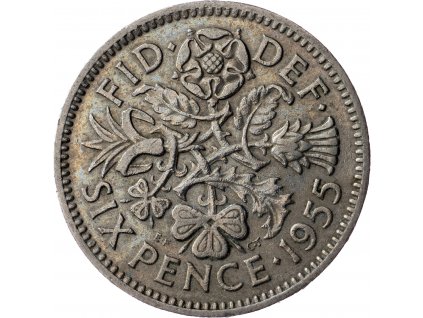 6 Pence 1955-E-6867-1