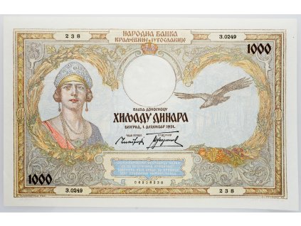 1000 Dinara 1931-B-253-1