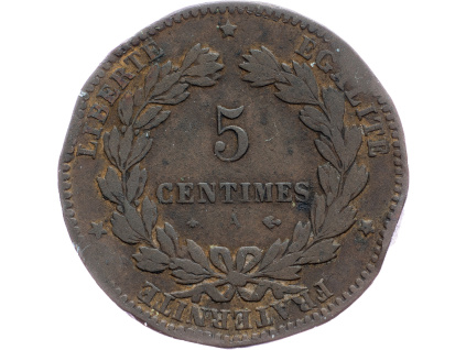 5 Centimes 1875-E-7363-1