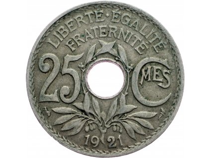 25 Centimes 1921-E-7478-1