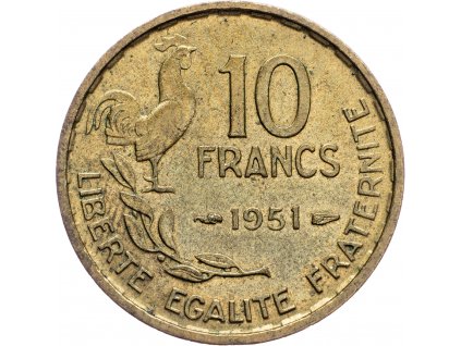 10 Francs  1951-E-7696-1