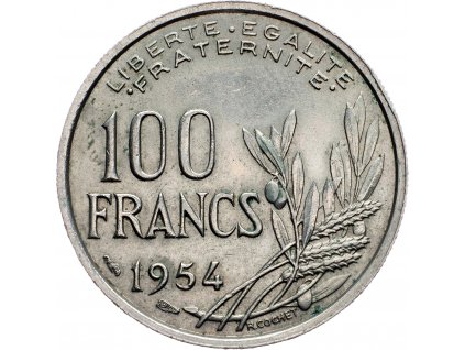 100 Francs  1954-E-7722-1