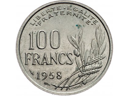 100 Francs  1958-E-7728-1
