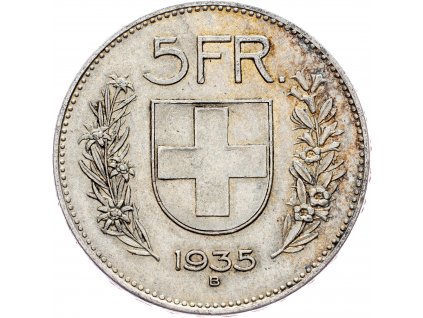 5 Francs 1935 B-E-7928-1
