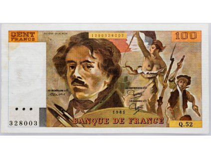 100 Francs 1981-B-458-1