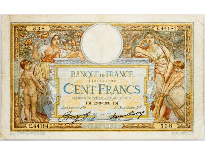 100 Francs 1934-B-471-1