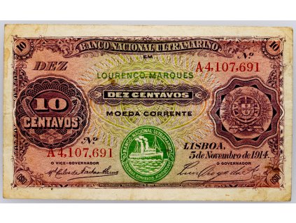 10 Centavos 1914-B-609-1