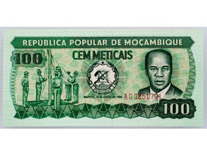 100 Meticais 1980-B-618-1