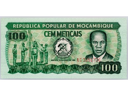 100 Meticais 1980-B-623-1