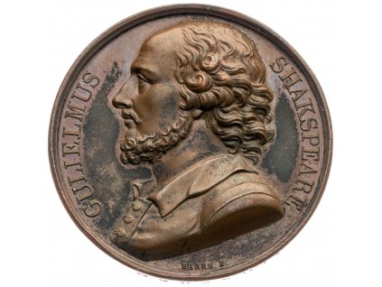 4293 medaile 1818 shakespeare