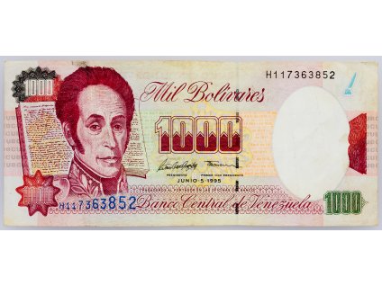 1000 Bolivares 1995-B-1937-1