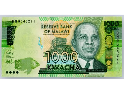 1000 Kwacha 2016-B-2500-1