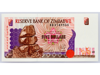 5 Dollars 1997-B-2421-1