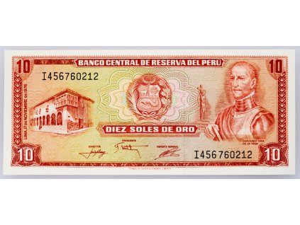 10 Soles de Oro 1976-B-2693-1