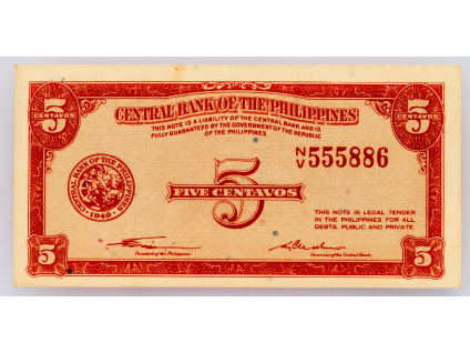 5 Centavos 1951-B-2718-1