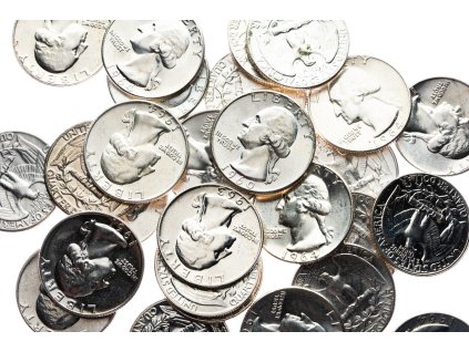 4596 washington 1 4 dollar 1932 1964 bankovni jakost nahodny rocnik