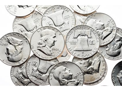 4617 franklin 1 2 dollar 1963 bu