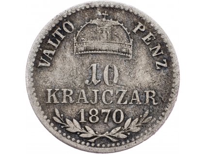 10 Krejcar 1870-E-8388-1