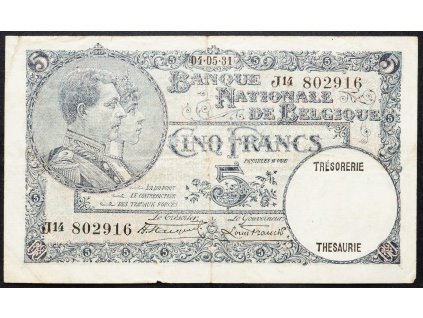 5 Francs 1931-B-5160-1