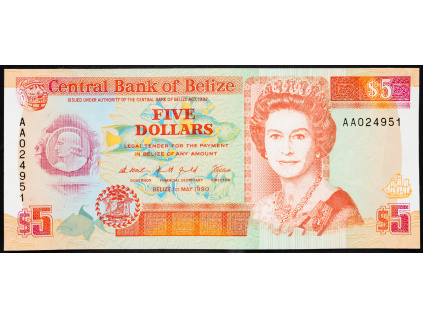 5 Dollars 1990-B-3826-1