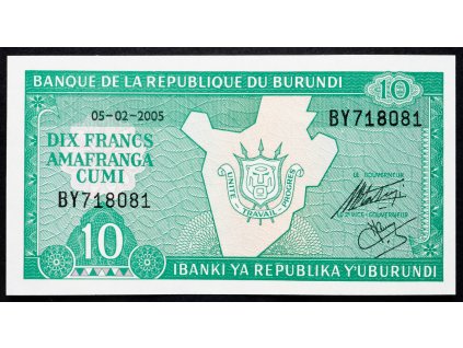 10 Francs 2005-B-5556-1