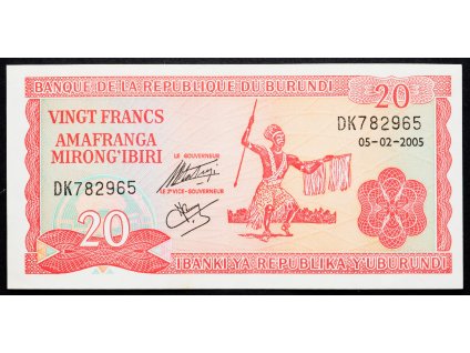20 Francs 2005-B-5555-1