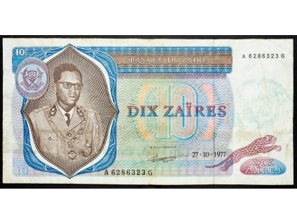 10 Zaires 1977-B-5995-1