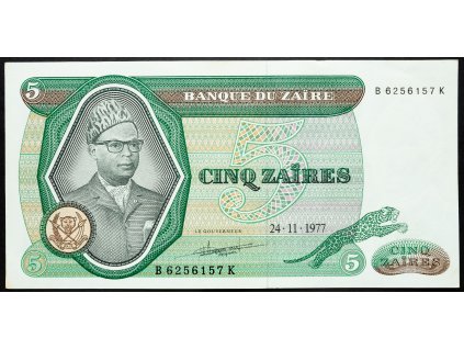 5 Zaires 1977-B-5999-1